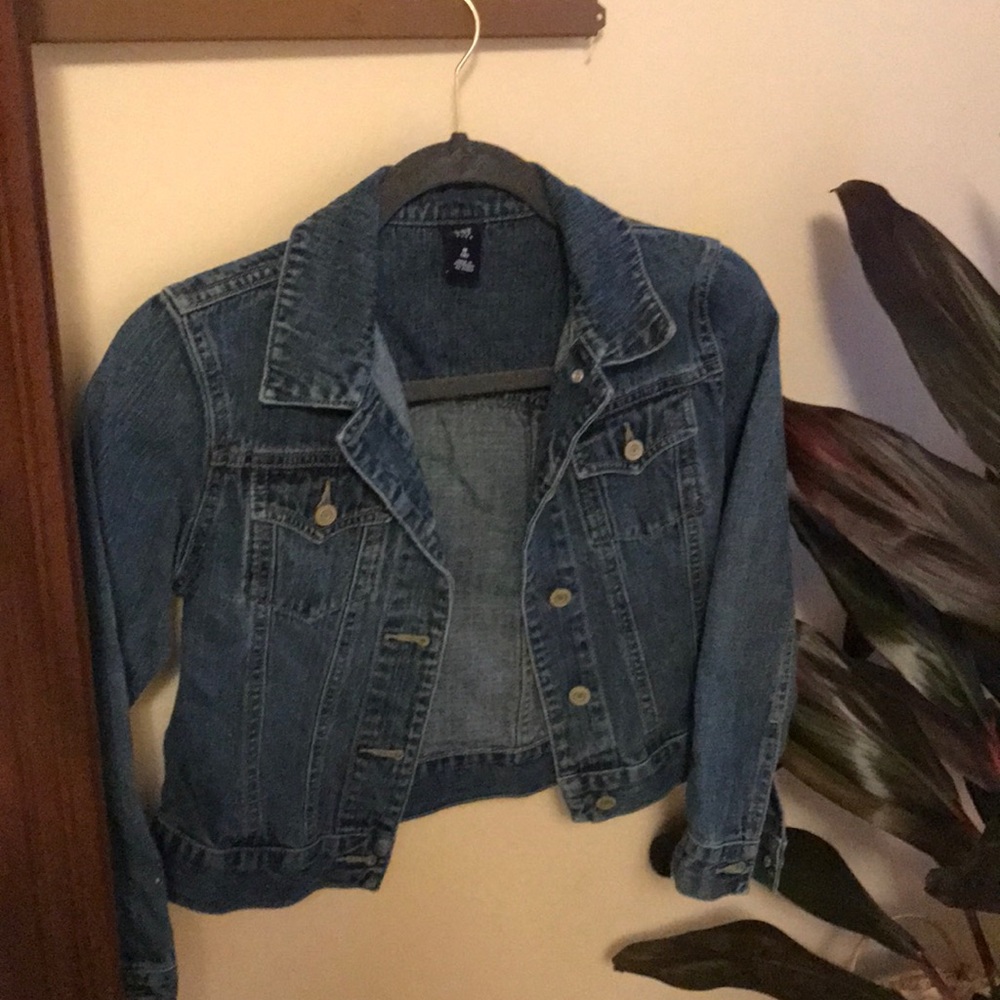 Blue jean girls jacket